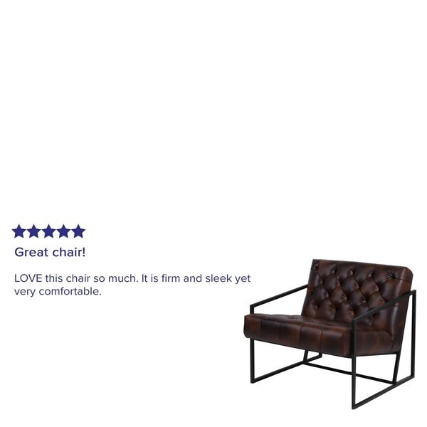 Bomber Jacket Accent Chair, 29 W 31-3/4
