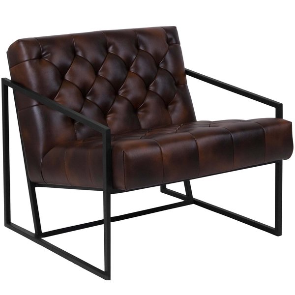 Bomber Jacket Accent Chair, 29 W 31-3/4