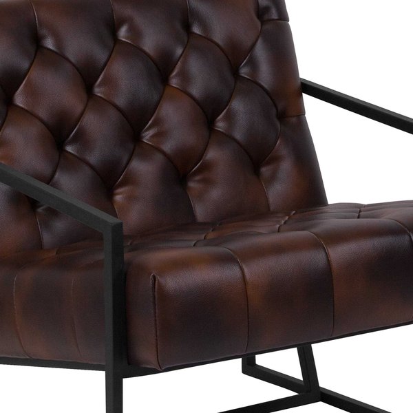 Bomber Jacket Accent Chair, 29 W 31-3/4