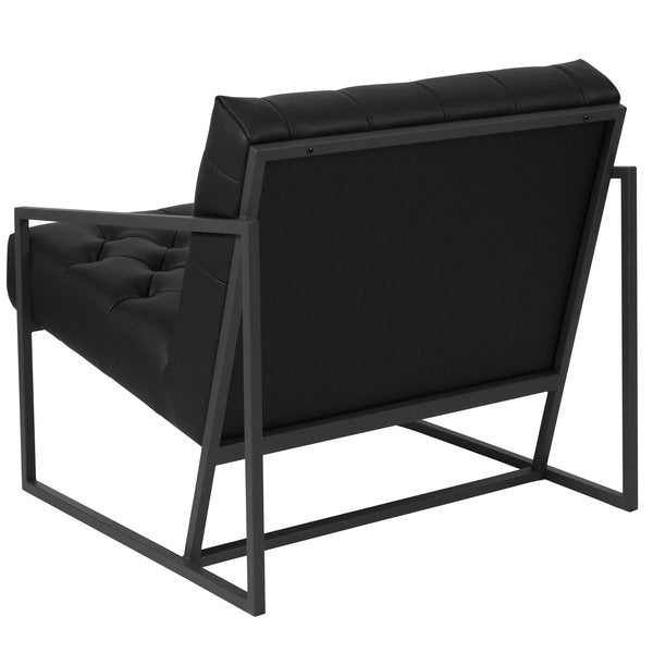 Black Accent Chair, 29 W 31-3/4