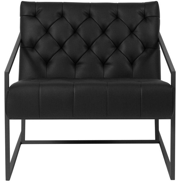 Black Accent Chair, 29 W 31-3/4
