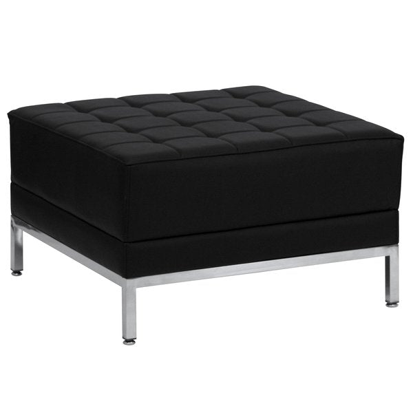 5 pcs. Black Leather Reception Set, Imagination Series, Number of Compartments: 7