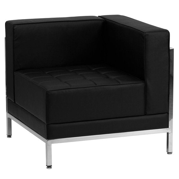 10 pcs. Black Leather Reception Set, Imagination Series