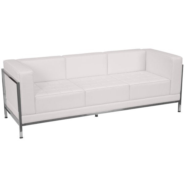 6 pcs. Living Room Set, Upholstery Color: White