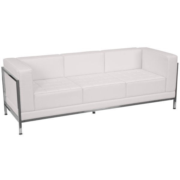 12 pcs. Living Room Set, Upholstery Color: White