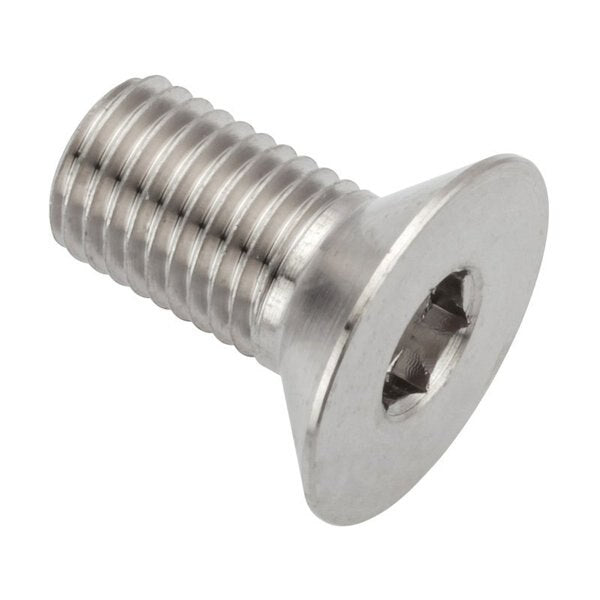 M6.3 Socket Head Cap Screw, Plain Stainless Steel, 1-1/2 in Length