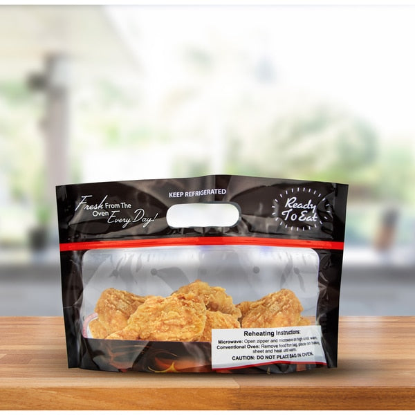 Laminated Hot Food Pouch, 2.75 mi, PK500