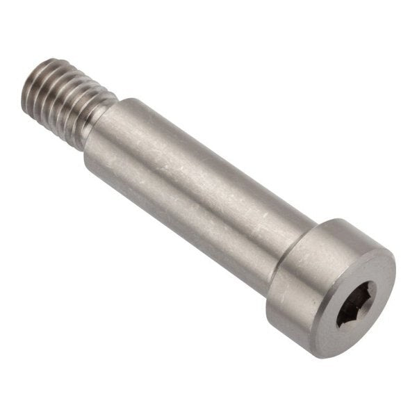 Shoulder Screw, 6g Thr Sz, 12mm Thr Lg, 30 mm Shoulder Lg, 18-8 Stainless Steel
