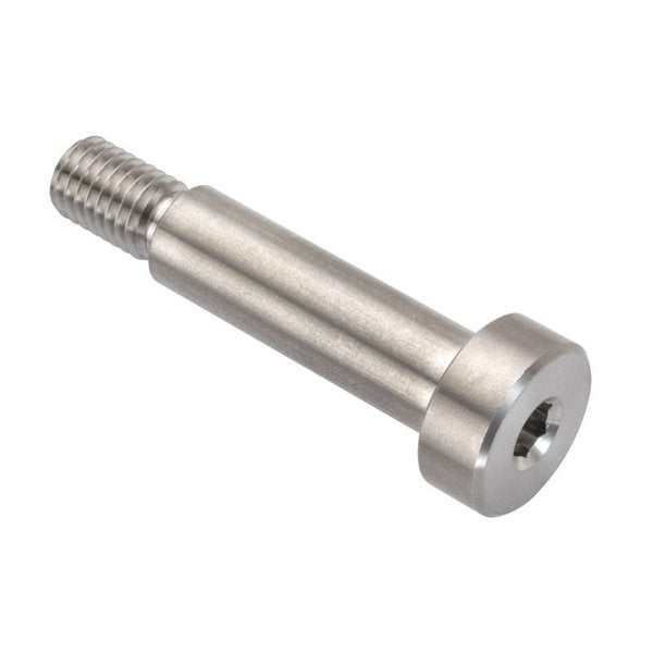 Shoulder Screw, 6g Thr Sz, 16mm Thr Lg, 40 mm Shoulder Lg, 18-8 Stainless Steel