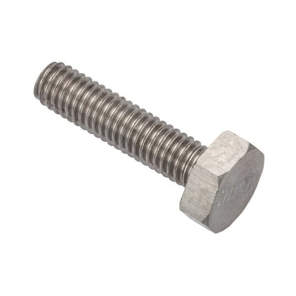 M4 Hex Head Cap Screw, Plain 316 Stainless Steel, 12 mm L