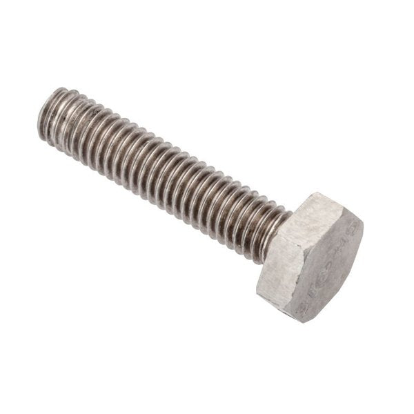 M4 Hex Head Cap Screw, Plain 316 Stainless Steel, 14 mm L