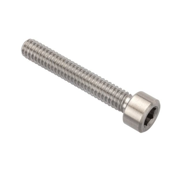 #8-32 Socket Head Cap Screw, Plain Stainless Steel, 1 in Length