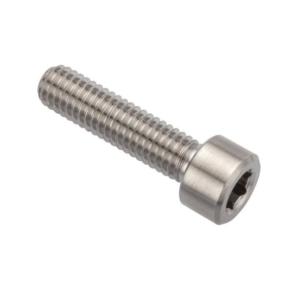 #10-32 Socket Head Cap Screw, Plain Stainless Steel, 1 in Length