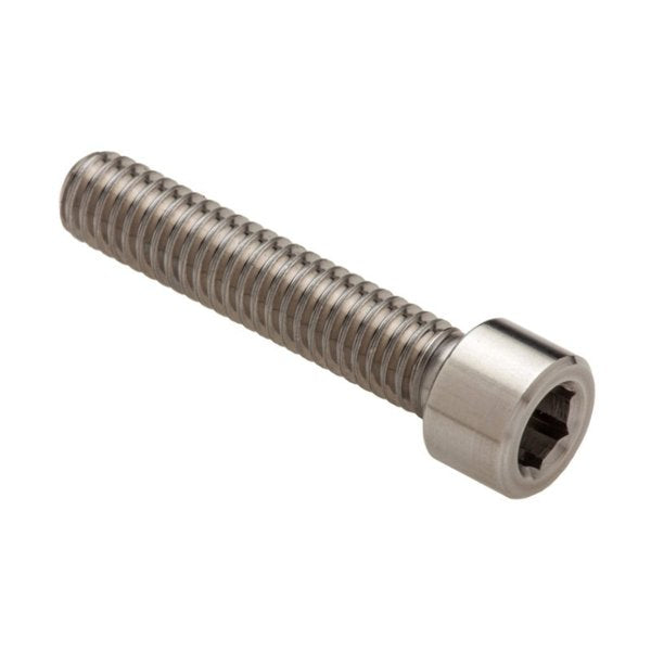 M6 Socket Head Cap Screw, Plain Titanium, 30 mm Length
