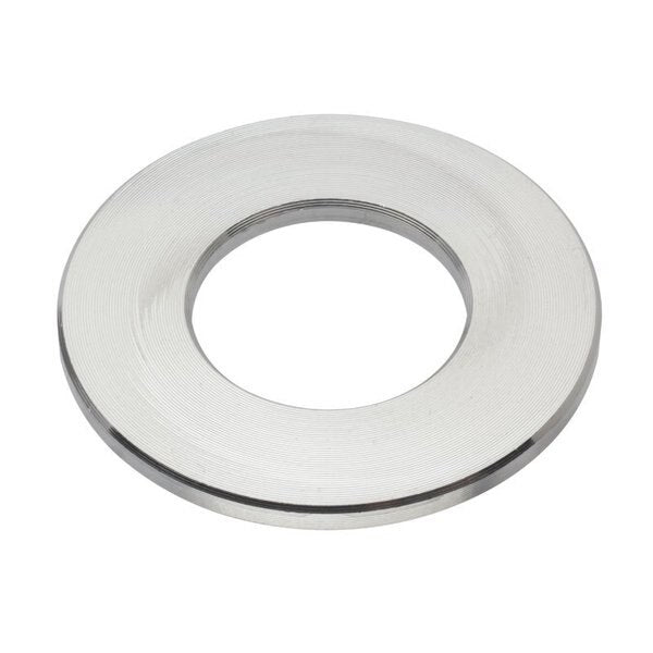 Round Spacer, 3/4 Screw Size, Plain Aluminum, 3/32 Overall Lg, 3/4 in Inside Dia