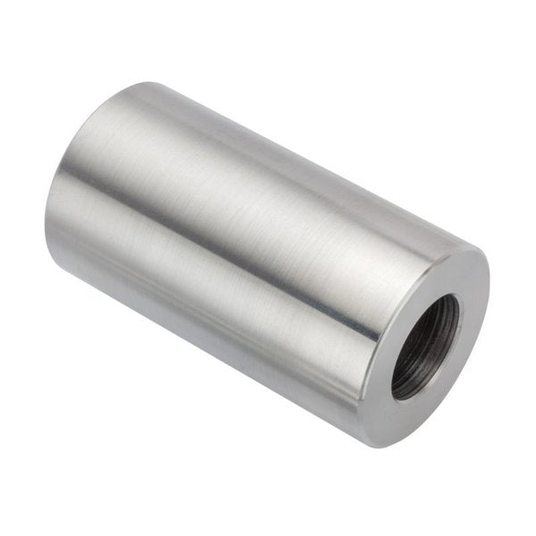 Round Spacer, 3/4 Screw Size, Plain Aluminum, 2-3/4 Overall Lg, 3/4 in Inside Dia