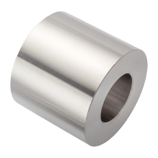 Round Spacer, 1 Screw Size, Plain 18-8 Stainless Steel, 1-3/4 Overall Lg, 1 in Inside Dia