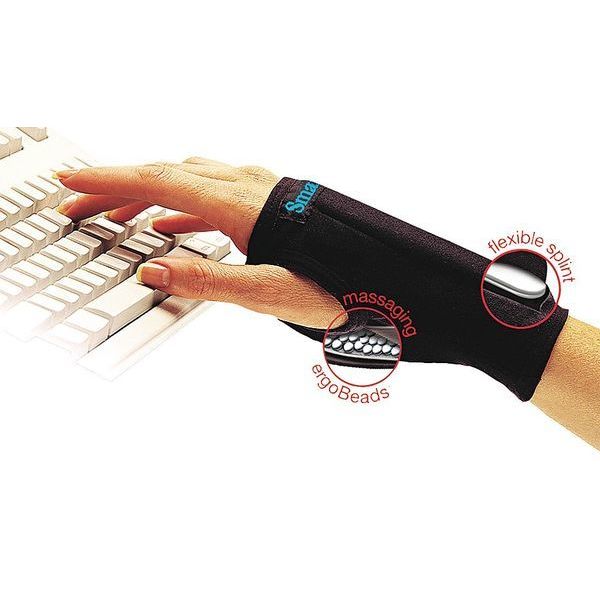 Wrist Wrap, Black, Lycra, M