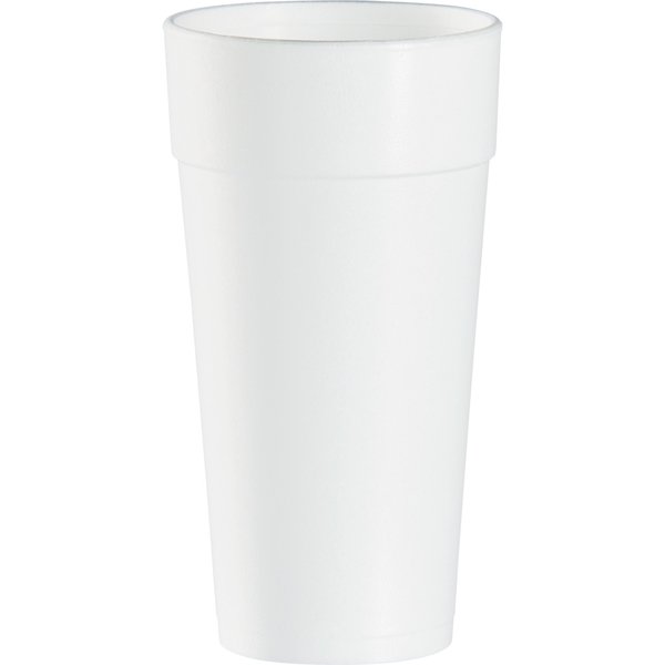 Disposable Hot cup 24 oz. White, Foam, Pk500