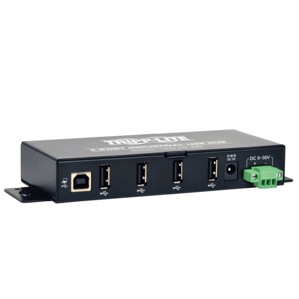 USB 2.0 Hub, Hi-Speed, 4-Port, Rugged, Mount