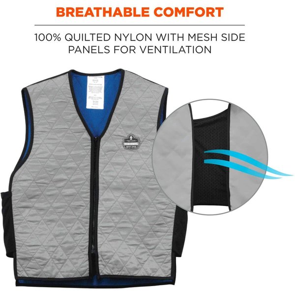 Gray Evaporative Cooling Vest, M