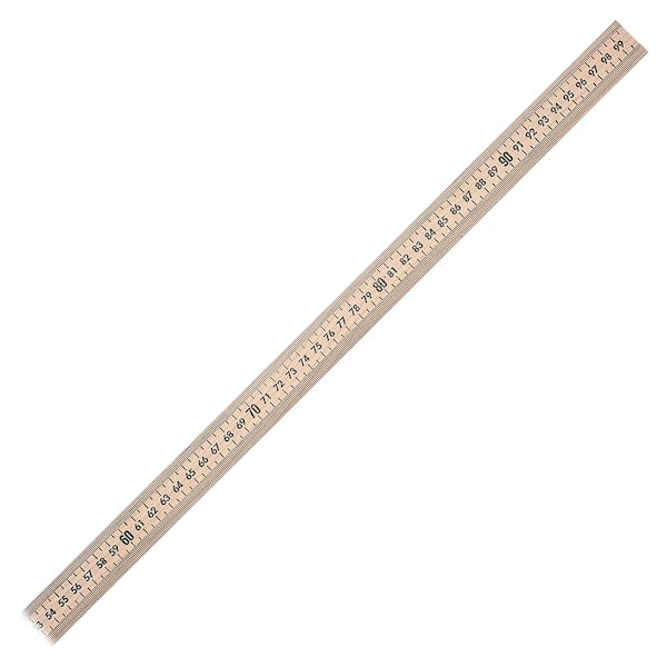 Meter Stick, Wood, 39-1/2