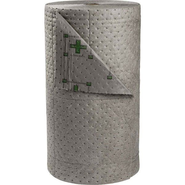 Sorbents, 63 gal/pk, Universal Absorbed, Gray, Polypropylene