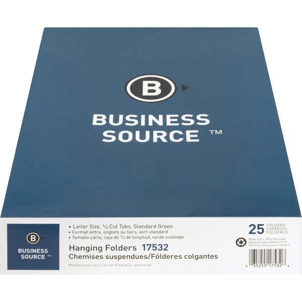 Folder, Hang, Rcyc, Ltr, 1/3 Tab, PK25