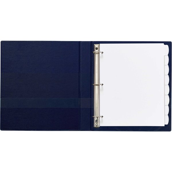 AveryÂ® Big Tabâ¢ Write & Erase Durable Plastic Dividers 16371, 8 White Tabs, 1 Set