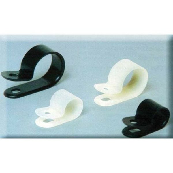 Cable Clamp, 1 In, Black, PK100