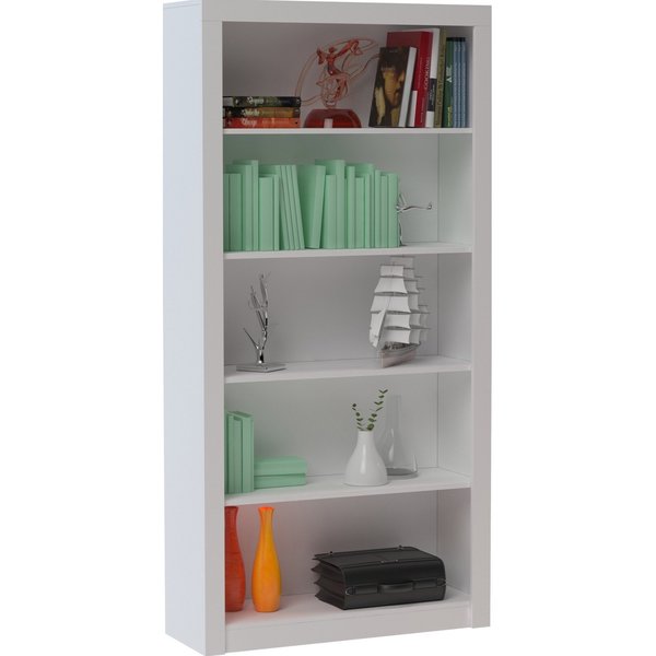 Bookcase 1.0, 5 Shelves, White