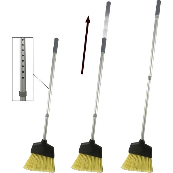 Telescopic Dust Pan with Broom, Plastic