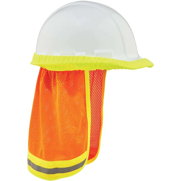 Hi-Vis Mesh Neck Shade, Reflective, Orange