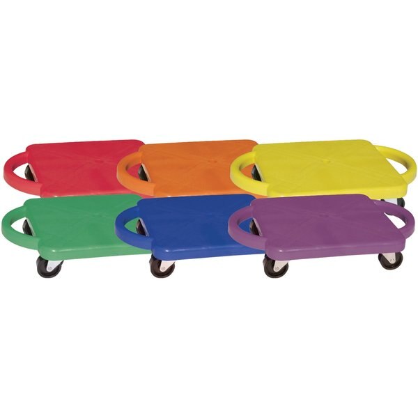 Plastic Scooter Set, w/Handles, PK6