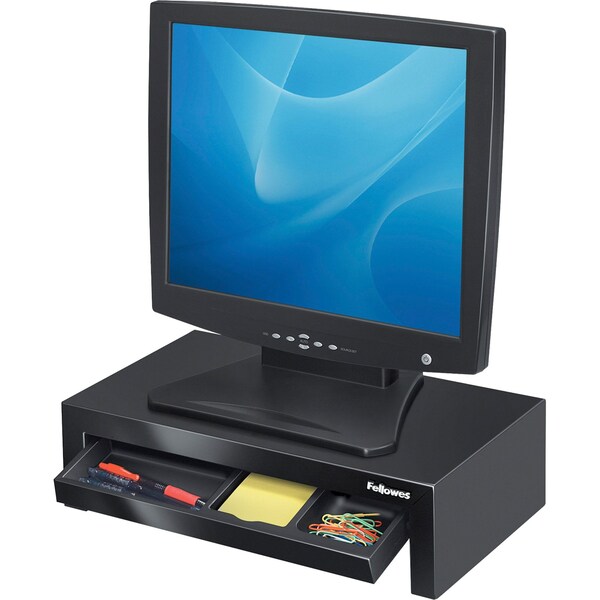 Monitor Riser, Black/Pearl