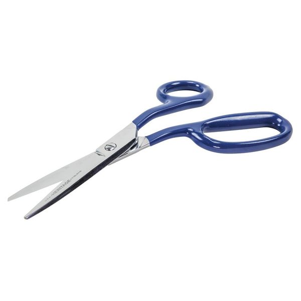 HD Carpet Shear w/Ring, Curved, Blunt, 9-Inch
