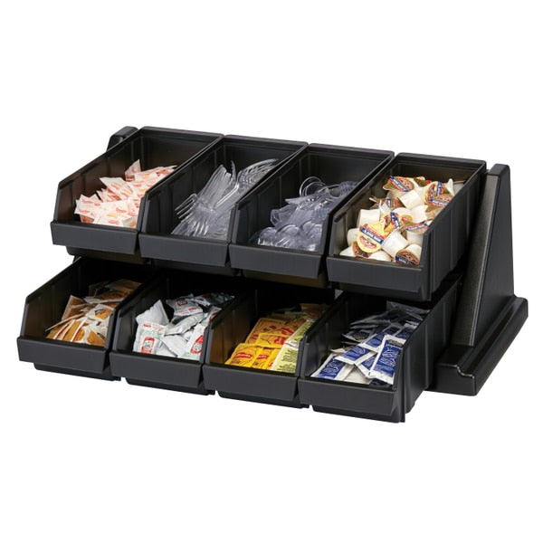 Condiment Organizer, 9 1/4 in H, Black