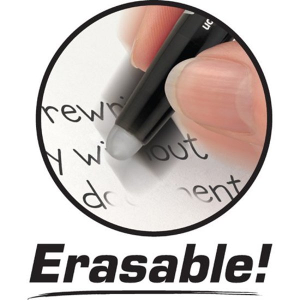 Pen, Gel, Frixion, Erase, 0.7, Bk, PK12
