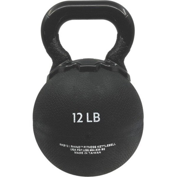 Teal Durable Rhino Kettle Bell, 12lb