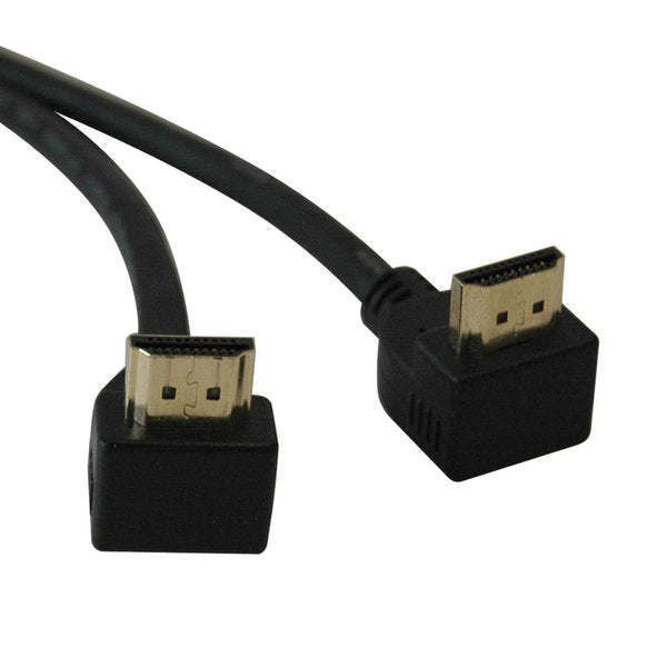 HDMI Cable, Hi Speed, 2 RA, M/M, M/M, 6ft