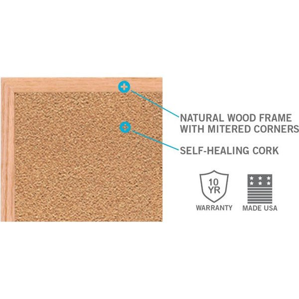 Cork Bulletin Board 60x48