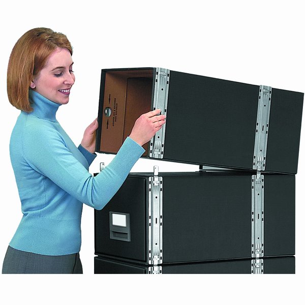 Bankers Box, Drawer, Legal, Blk, PK6