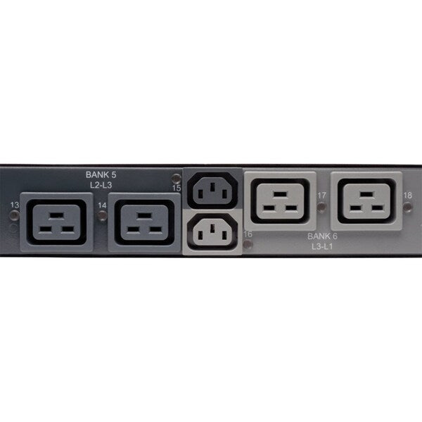 PDU, 3-Ph, Switched, 14.4kW, 6 C13, 12 C19, 0U