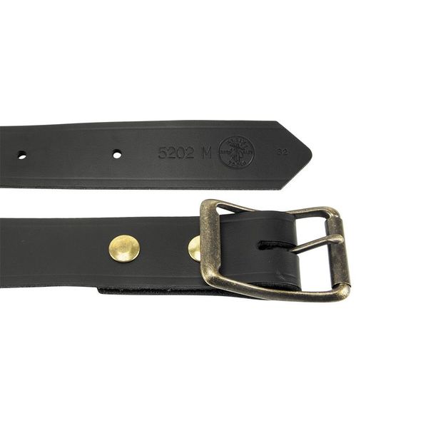 Black Leather General Purpose Belt, M