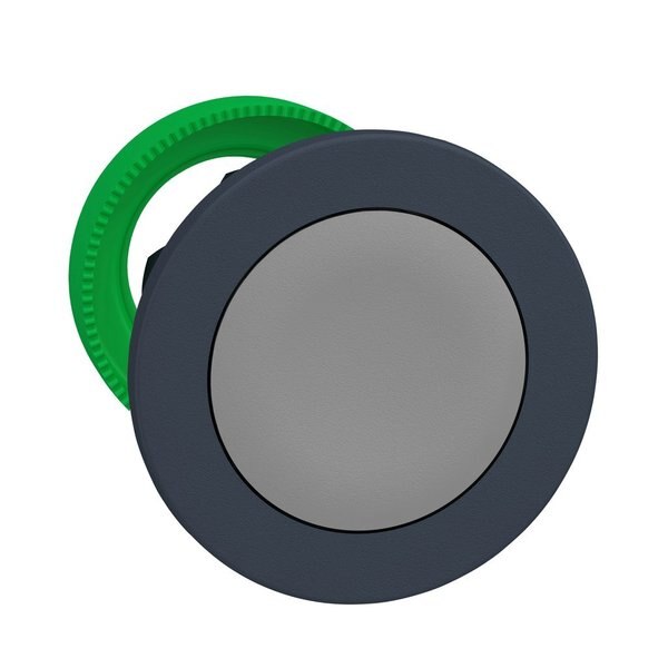Flush mounted grey flush caps pushbutton