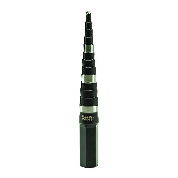 Step Drill Bit Double-Fluted #1, 1/8 to 1/2-Inch