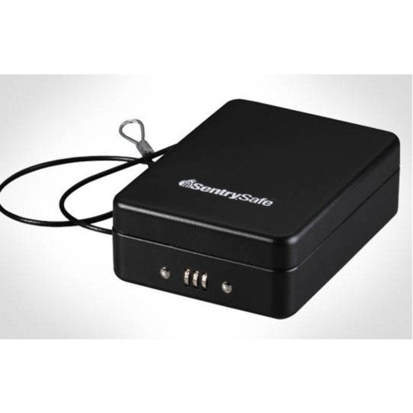 Compact Safe, 0.05 cu ft, 2 lb, 3 Number Mechanical Lock