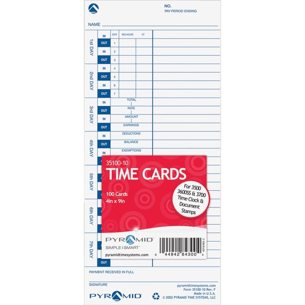Time Card, PK100