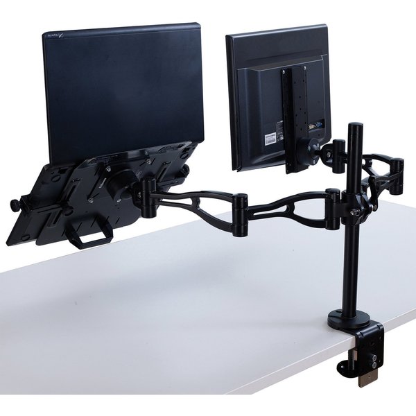 Monitor Arm, Black, 24 lbs.