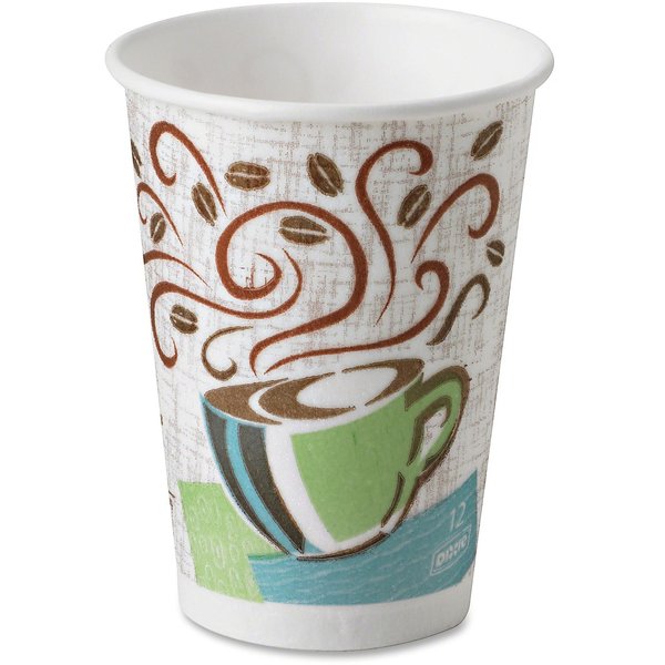 Disposable Hot cup 12 oz. White, Paper, Pk1000